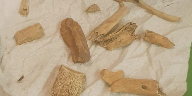 Unexplainable bones and daggers were found buried on the property.