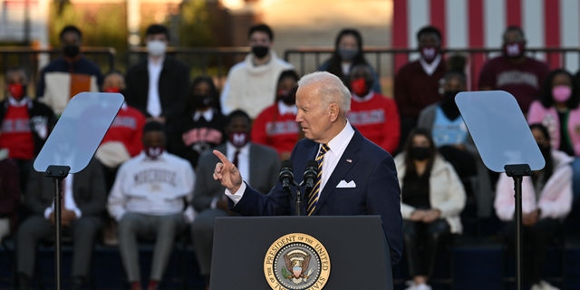 Joe Biden spoke about Democrats voting legislation in Georgia.