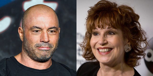 Joe Rogan and Joy Behar