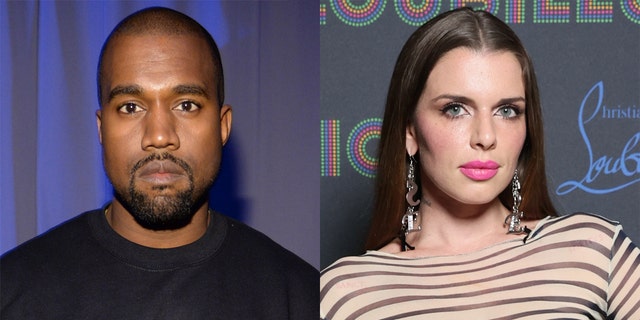 Kanye West (left) and actress Julia Fox (right) recently split.