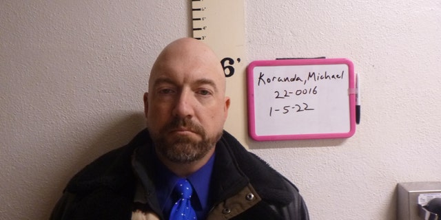 Michael Koranda, 46, was arrested and charged with possession of a controlled substance. 