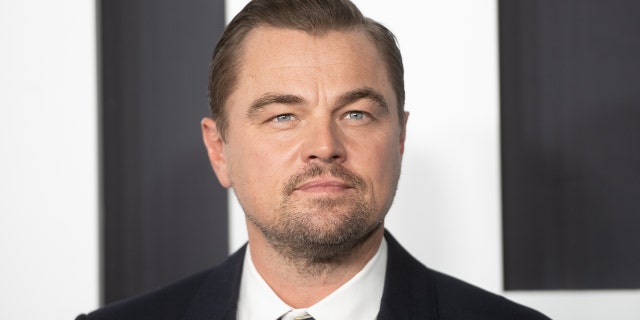 Leonardo DiCaprio, who has used his platform to advocate for climate action, is pictured during a movie premiere in 2021.