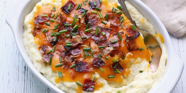 Loaded Mashed Cauliflower by Vered DeLeeuw, founder of Healthy Recipes Blog (Vered DeLeeuw, Healthy Recipes Blog)