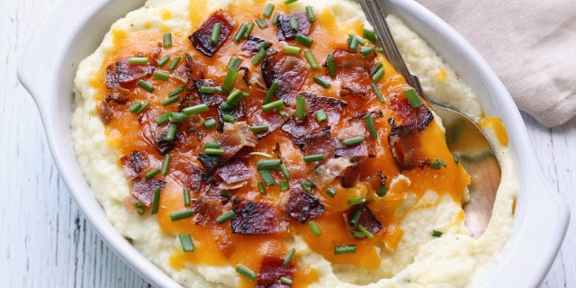 Cauliflower puree loaded by Vered DeLeeuw, founder of the Healthy Recipes Blog (Vered DeLeeuw, Healthy Recipes Blog)
