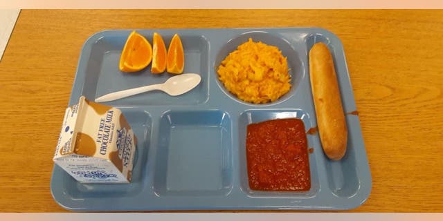 Chris Vangellow of Hopkinton, New York, shared with Fox News images of the lunches his 16-year-old son has been served at school in recent months. Vangellow and his children feel portions are "not enough."