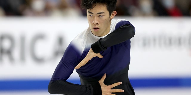 Beijing Olympics: Who is representing Team USA - Fox News 3 Nathan Chen of the United States skates in the Men's Free Skate during the ISU Grand Prix of Figure Skating - Skate America at Orleans Arena on October 23, 2021 in Las Vegas, Nevada.