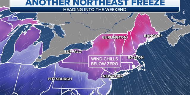 Northeast freeze