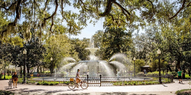 Savannah, Georgia has Spanish moss trees, fascinating history, Antebellum architecture and delicious food.