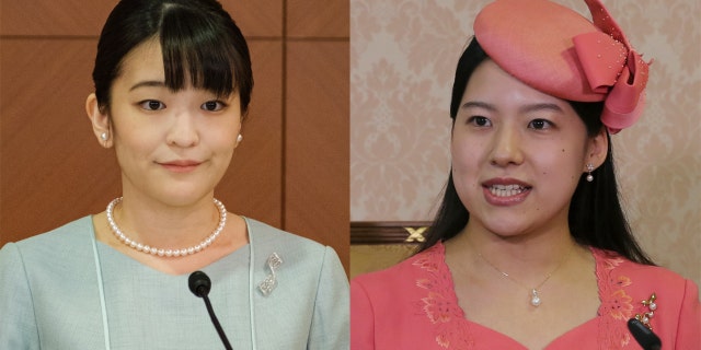 Las princesas Mako (izquierda) y Ayako (derecha) renunciaron a sus títulos reales en Japón para casarse con plebeyos.