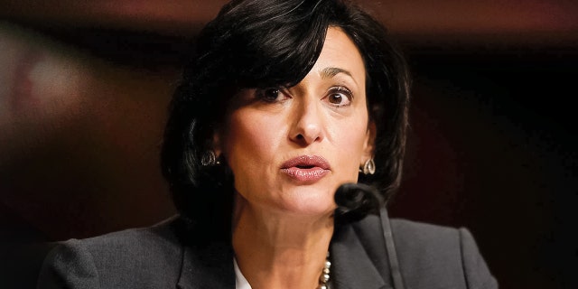 Centers for Disease Control and Prevention (CDC) Director Rochelle Walensky gives her opening statement during the Senate Health, Education, Labor and Pensions hearing on "Next Steps: The Road Ahead for the COVID-19 Response" on Capitol Hill in Washington, Nov. 4, 2021.