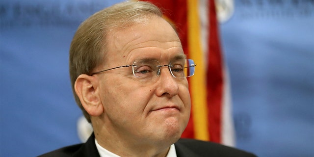 Rep. Jim Langevin, D-R.I., at the New England Institute of Technology in Warwick, Rhode Island, on Nov. 1, 2021. 