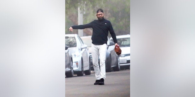 Cuffe Biden Owens is having a ball as he is seen for the first since his marriage to Meghan King ended after just two months.