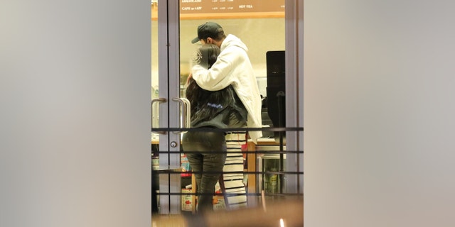 The duo also made a quick stop at a local Rite Aid Pharmacy to pick up some ice-cream, before heading home for the night.