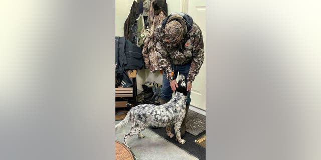 Aunque Salty perdió algo de peso y se lesionó la pierna delantera, el perro aventurero se recupera bien, según la hija de Jacobs, Becky Anderson.