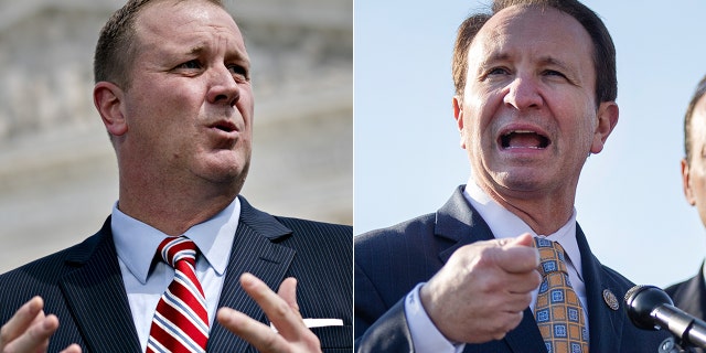 Attorneys General Eric Schmitt, Missouri, and Jeff Landry, Louisiana.