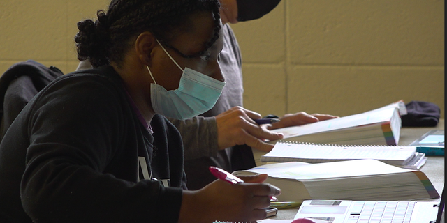 Students in the accelerated course go to school Monday-Friday instead of just a few times a week.