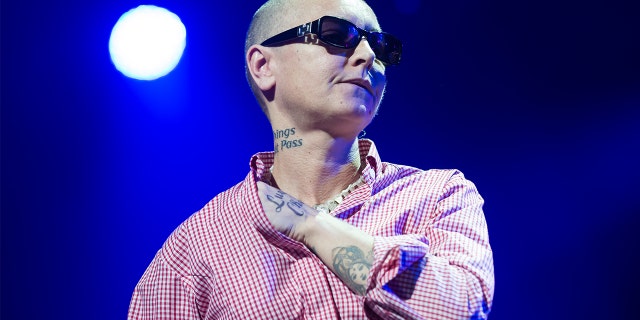 Sinead O'Connor at the Montreux Jazz Festival in 2015, in Montreux, Switzerland.