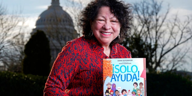 Justice Sonia Sotomayor's new book also pays tribute to the late Rep. John Lewis through a character of a man who encourages kids to vote. (AP Photo/Carolyn Kaster)