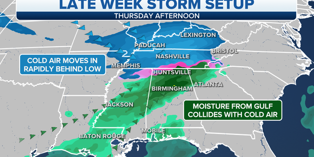 Southeast late-week storm set-up