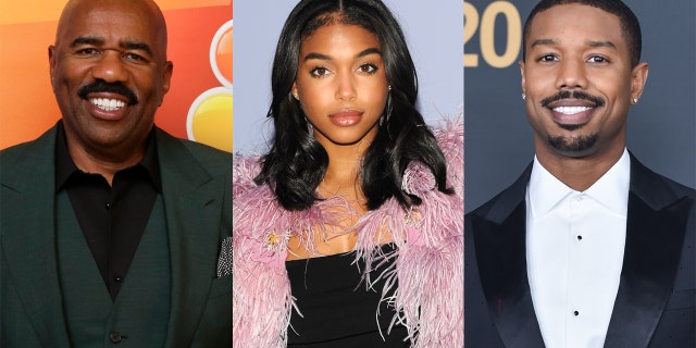 Steve Harvey saw a picture of his daughter Lori and her boyfriend, Michael B. 요르단, that made him "very uncomfortable."