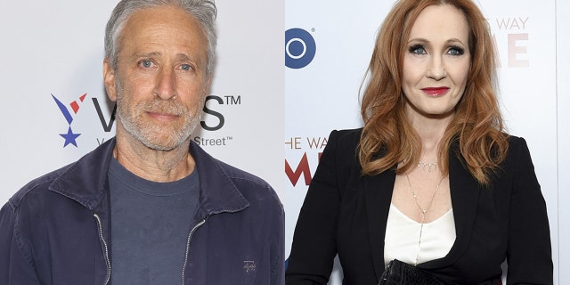 Jon Stewart called out J.K. Rowling over the depiction of goblins in "Harry Potter."