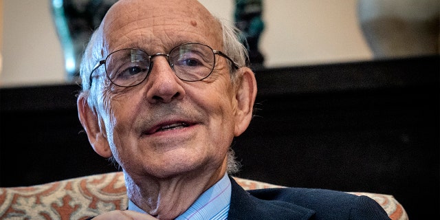 Supreme Court Justice Stephen Breyer during an interview in his office, in Washington, in August 2021.