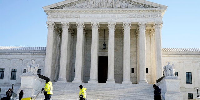 The Supreme Court is shown Friday, Jan. 7, 2022, in Washington.