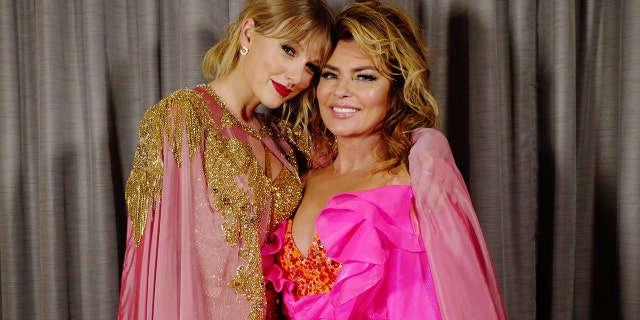 Shania Twain congratulated Taylor Swift for breaking her Billboard record.