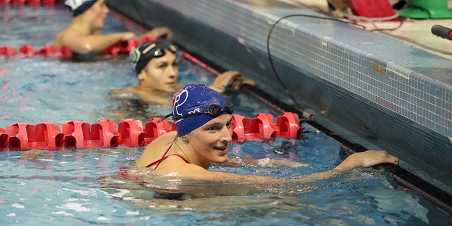 ESPN has largely ignored transgender Penn swimmer Lia Thomas. (Photo by Hunter Martin/Getty Images)