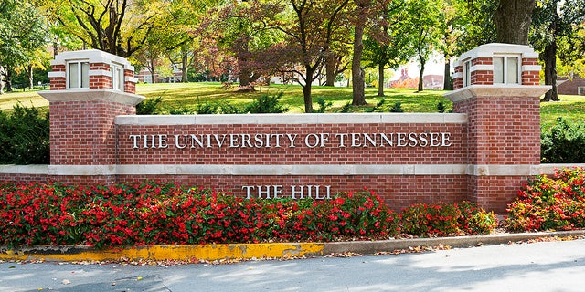 Entrance to The Hill on the campus of the University of Tennessee in Knoxville in October 2012.