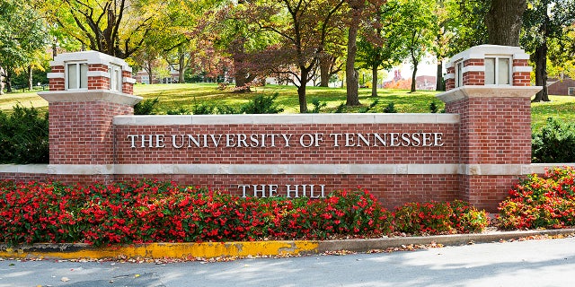 Entrance to The Hill on the campus of the University of Tennessee in Knoxville in October 2012.