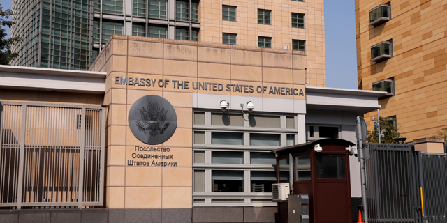 The U.S. Embassy in Moscow.