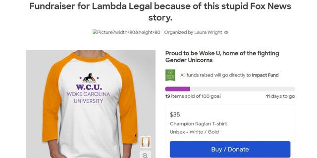 Western Carolina University faculty members responded to the accurate Fox story by starting a "woke" fundraiser.
