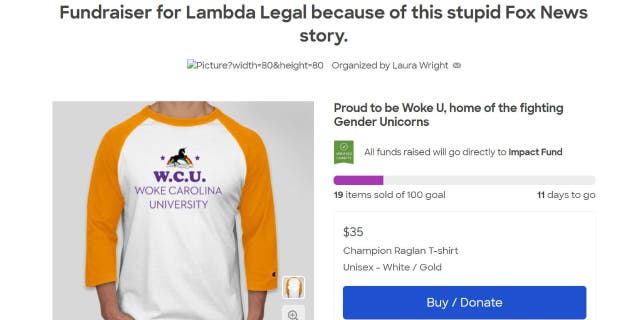 Western Carolina University faculty members responded to the accurate Fox story by starting a "woke" fundraiser.