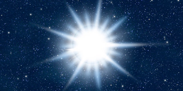 Nova, a white dwarf that assimilates gaseous matter from a neighboring star, suddenly becoming extremely bright before it returns to its initial brightness. (Photo by: QAI Publishing/Universal Images Group via Getty Images)