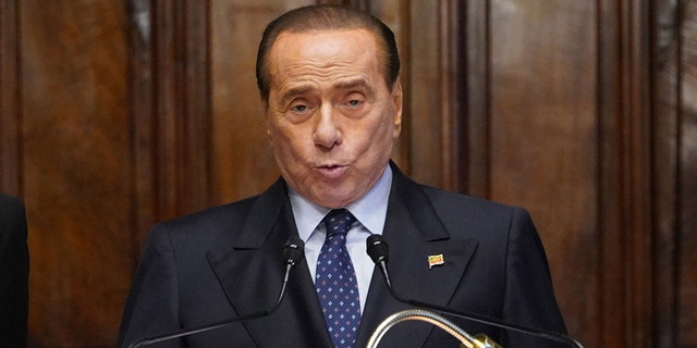 Silvio Berlusconi on Feb. 9, 2021. 