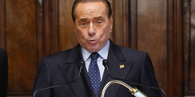 Silvio Berlusconi on Feb. 9, 2021.