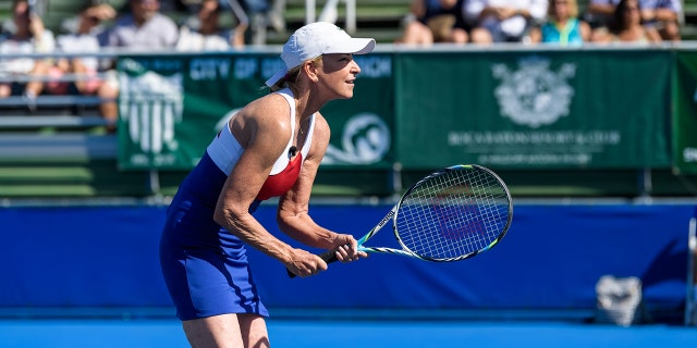 Chris Evert attends the 30th annual Chris Evert Pro-Celebrity Tennis Classic at the Delray Beach Tennis Center on Nov. 23, 2019 in Delray Beach, Florida.
