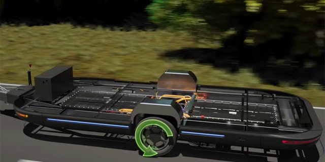 It's 80 kilowatt-hour battery pack can help drive the vehicle and provide stability control.