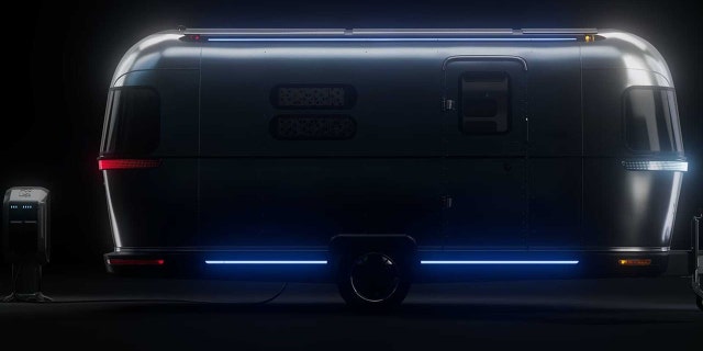 The Airstream eStream concept travel trailer is battery-powered and self-propelled.