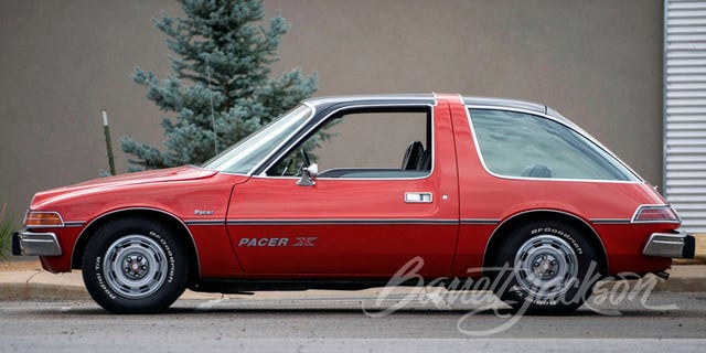 A 1976 AMC Pacer X was auctioned for $34,100.