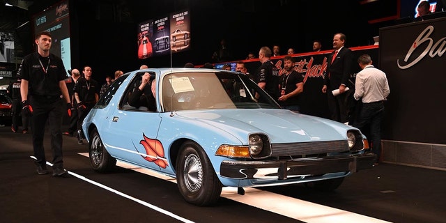 The "Wayne's World" AMC Pacer was auctioned for a record $71,500.