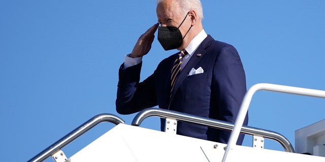 Kevin McCarthy: Democrats' Election Bill Is About 'gaming The System,' Not Voting Rights 2 President Joe Biden salutes as he boards Air Force One, Tuesday, Jan. 11, 2022, at Andrews Air Force Base, Md. AP Photo/Patrick Semansky.
