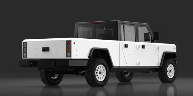 The Bollinger Motors B2 is a pickup version of the B1.