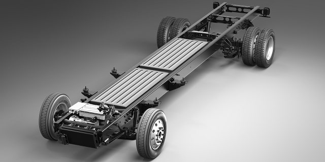 Bollinger's commercial truck platform is being developed to accommodate a variety of vehicle types.