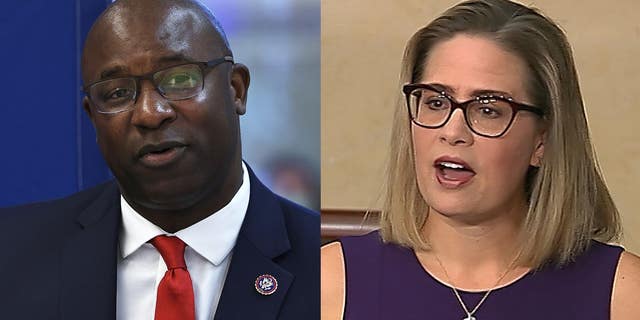 Rep. Jamaal Bowman accused Sen. Kyrsten Sinema of being a "traitor" to John Lewis' legacy over her support of the filibuster. 