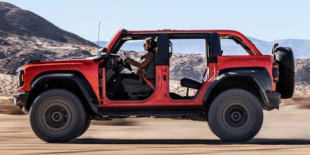 The 2022 Ford Bronco Raptor is a high Performance version of the SUV.