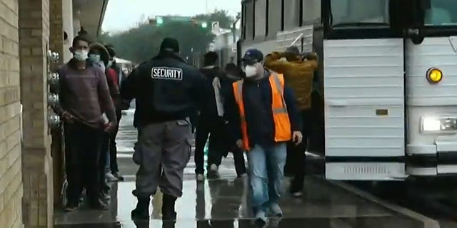 Jan. 23, 2022: WHD News footage shows migrants being released into the US.