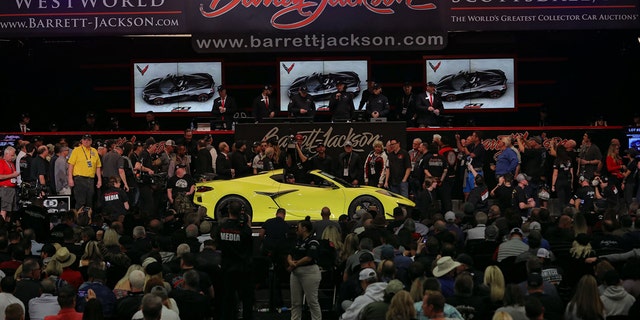 The first 2023 Chevrolet Corvette Z06 was sold at the Barrett-Jackson Scottsdale auction for $3.6 million to raise money for charity.
