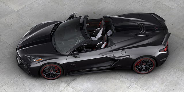 The actual first Z06 will be a black 70th Anniversary model.